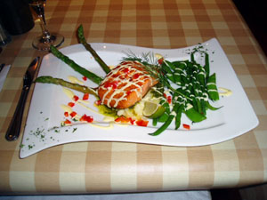 Cushion of Scottish Salmon